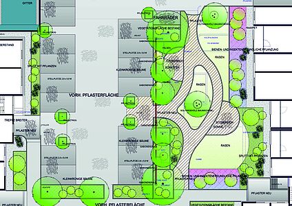 Planung Innenhof Märkische Str. u.a.