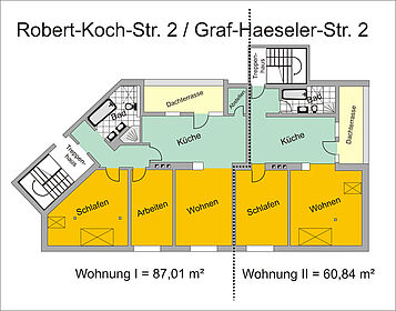 Grundrisse WE I + II